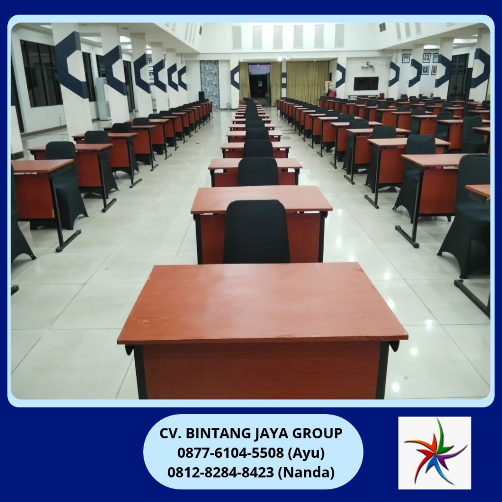 Sewa Meja Test HPL Event Bea & Cukai Jakarta