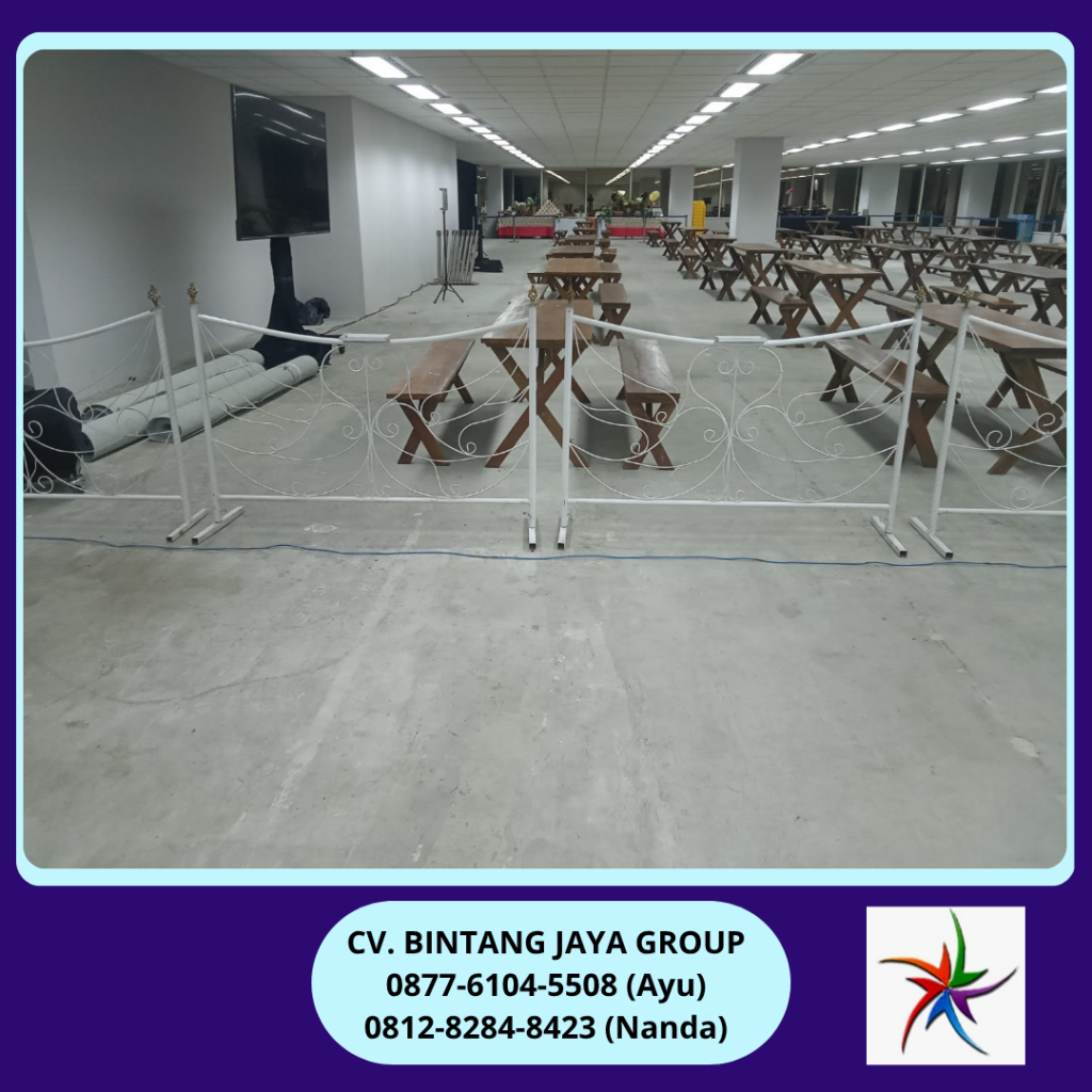 Sewa Pembatas VIP Putih Jakarta 0877-6104-5508
