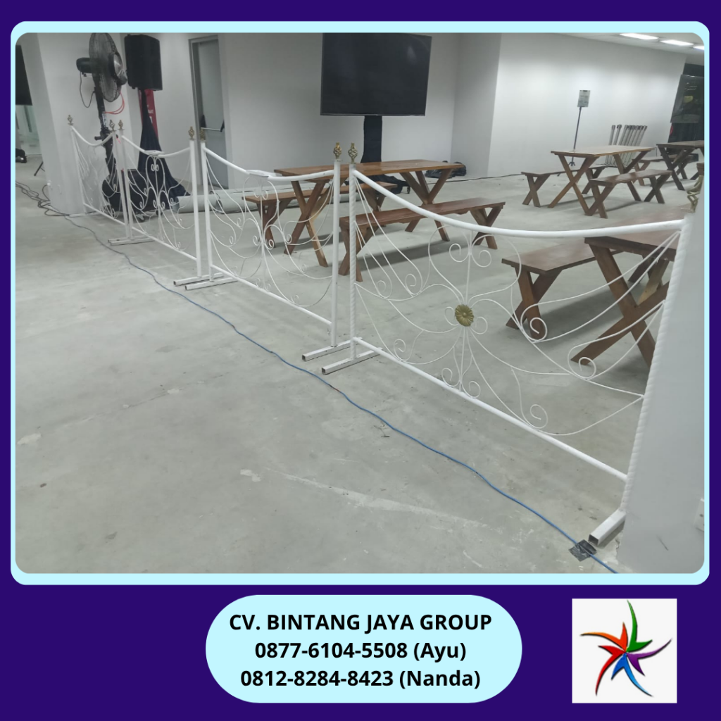 Sewa Pembatas VIP Putih Jakarta 0877-6104-5508