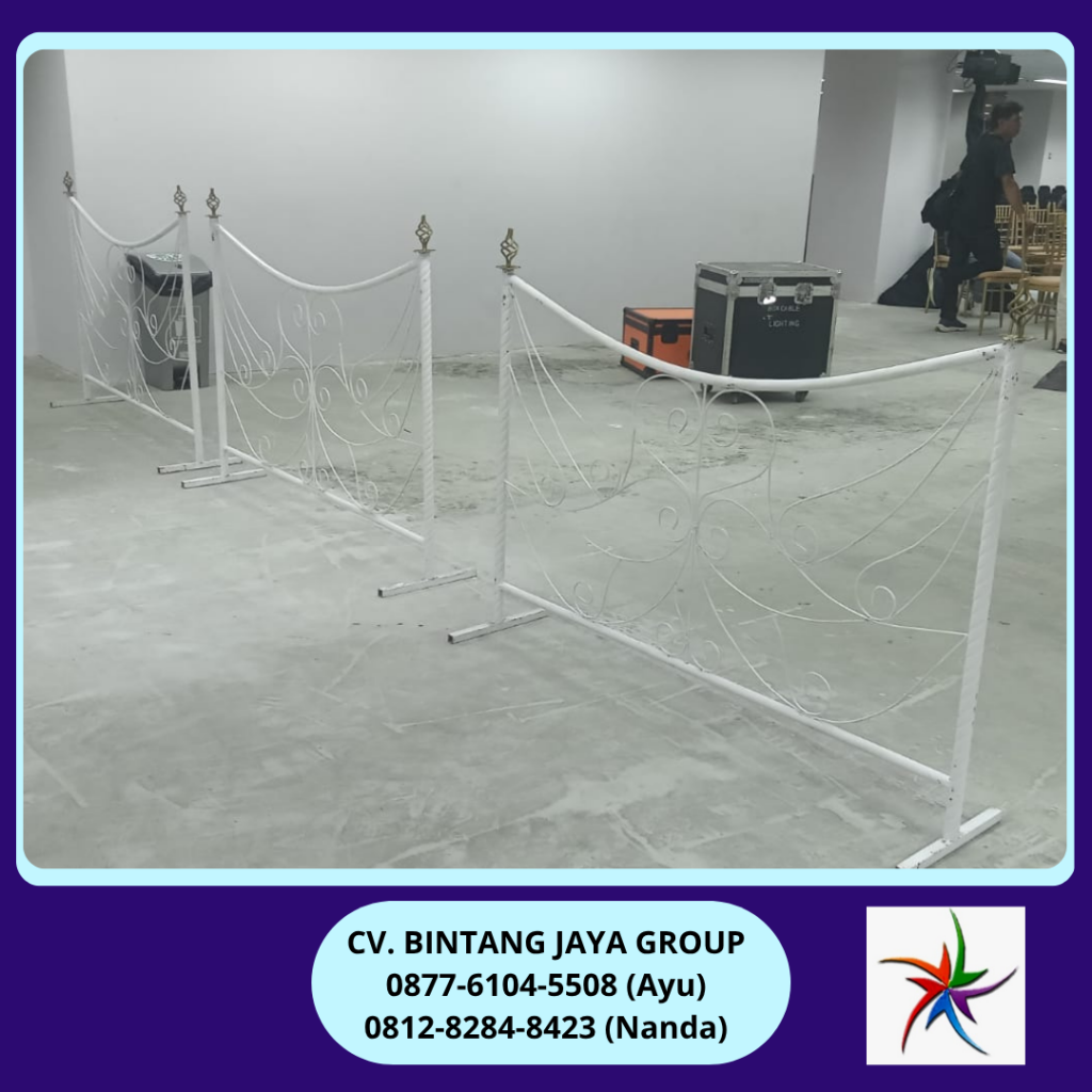 Sewa Pembatas VIP Putih Jakarta 0877-6104-5508